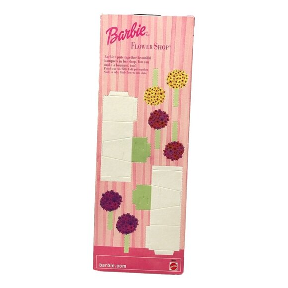 Flower Shop Barbie Fashion Doll 11 in New Box Green Floral Mattel 1999 Vintage - Picture 2 of 7